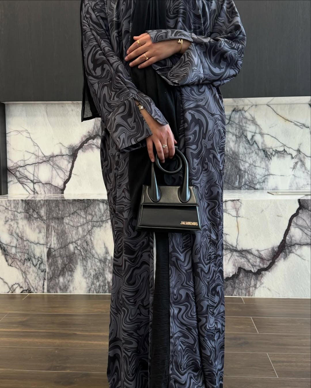 Printed Maxi Dress Long Sleeve Modest Full Length
