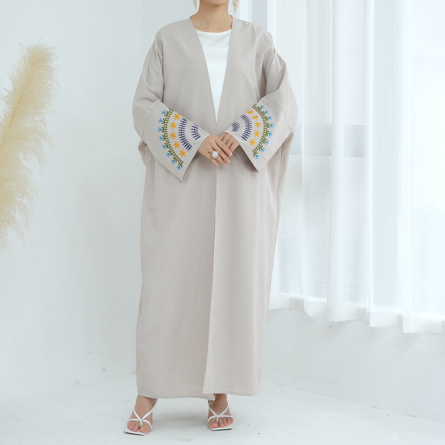 Women's Embroidered Dress Robe
