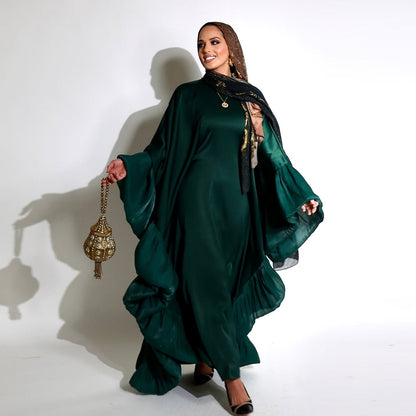 Women's Waist-cinching Satin Dress