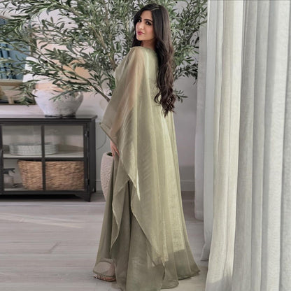 Round Neck Long Sleeve Dress