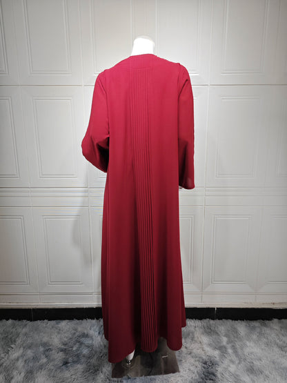 Women's Long-sleeved Long Skirt Cardigan Jacket