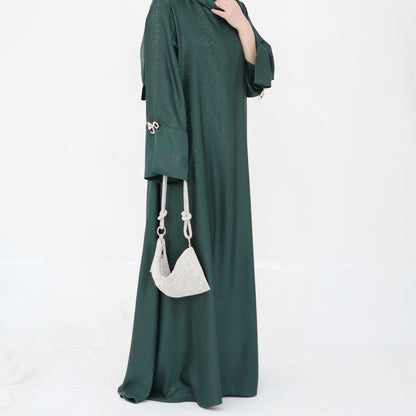 Stylish Jacquard Bow Dress