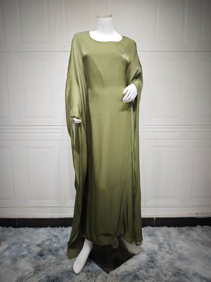 Round Neck Long Sleeve Dress