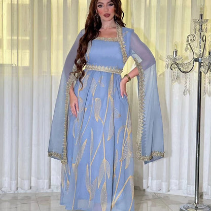 Muslim Embroidery Party Dress