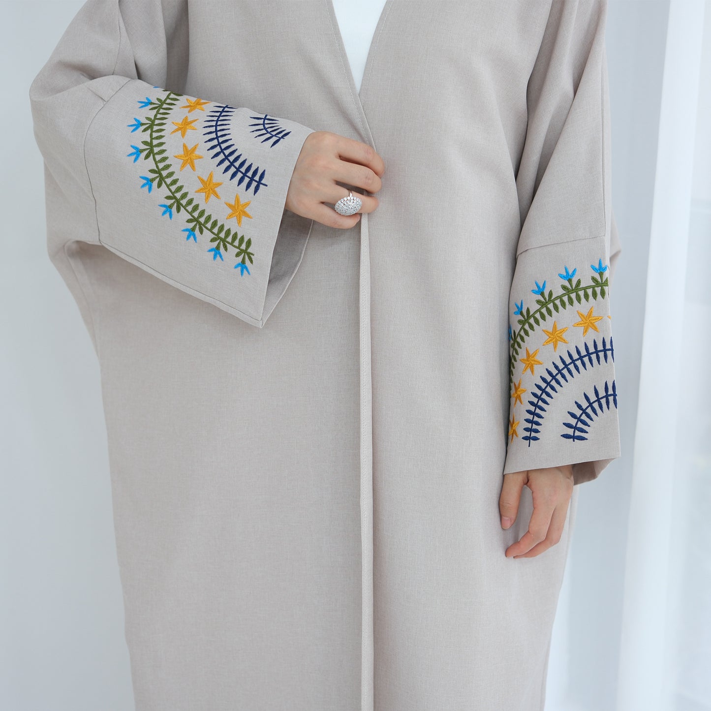 Women's Embroidered Dress Robe