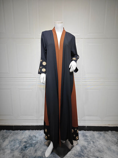 Women's Embroidered Long Coat