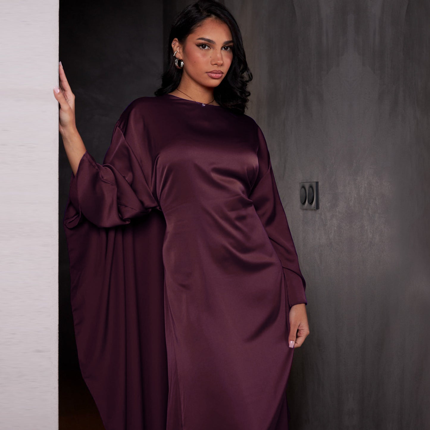 Women's Party High-density Stretch Satin Dress