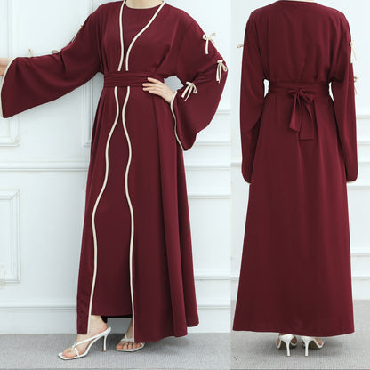 Butterfly Knot Robe with Inner Dress