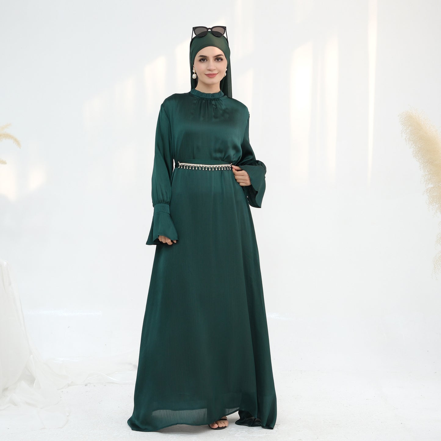 Women's Waist-cinching Tie Two-way Dresses