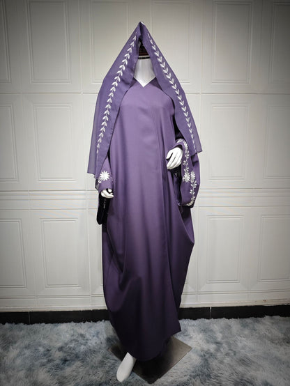 Elegant Front Open Black Abaya