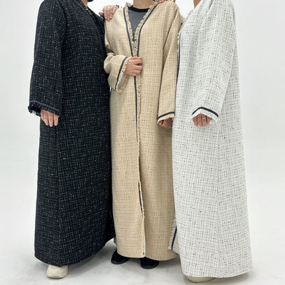 Petite Chanel-Style Cardigan Robe Dress