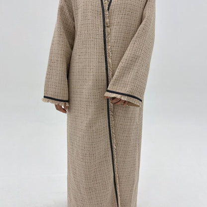 Petite Chanel-Style Cardigan Robe Dress