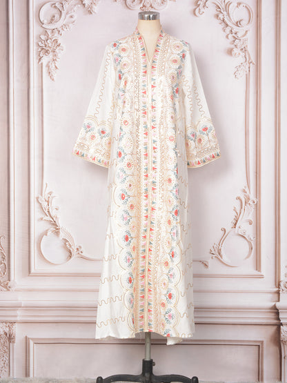 Women's V-neck Loose Evening Dress
