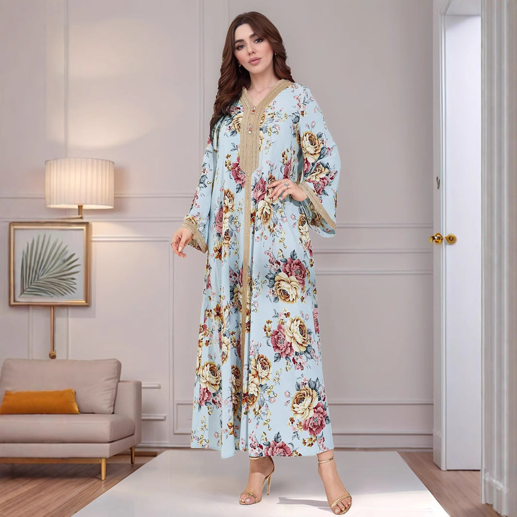 Women's Loose Casual Print Dress