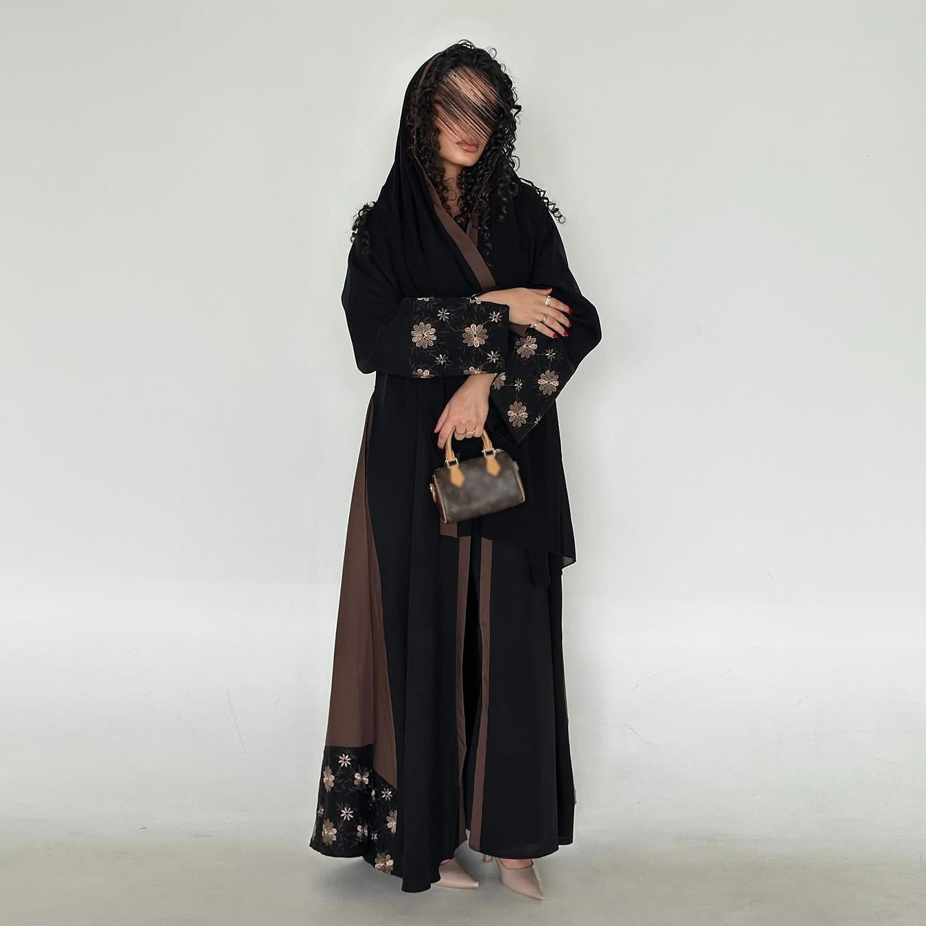 Women's Embroidered Long Coat