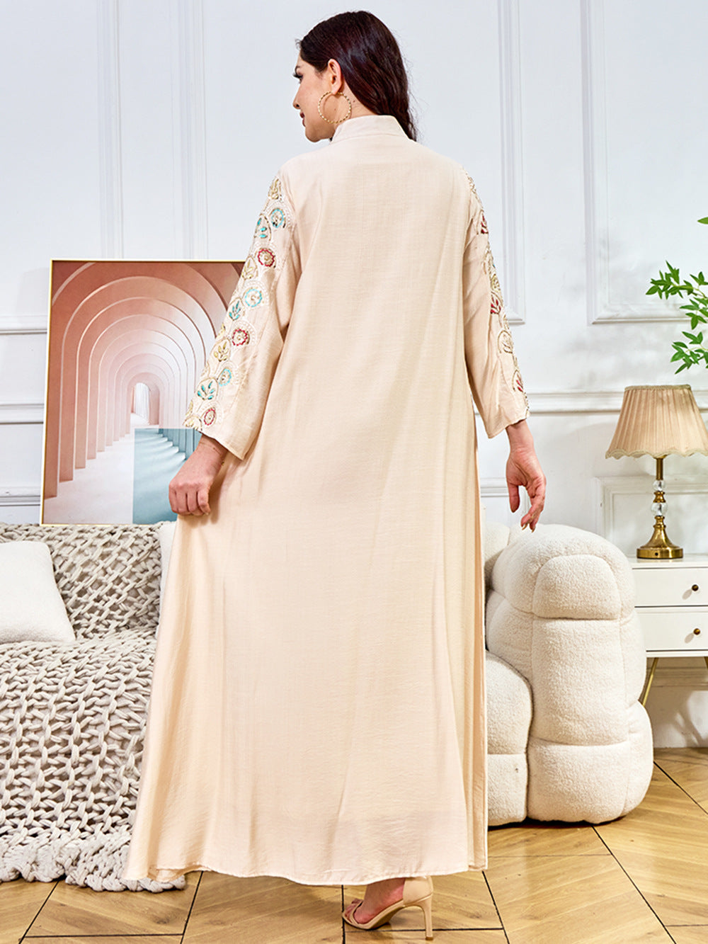 Beaded Women's Muslim Dress