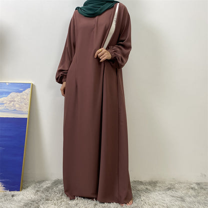 Women's Nursing Long Sleeve Slim Fit Dress