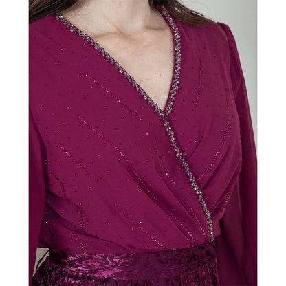 Women's Chiffon Hot Diamond Party Dress