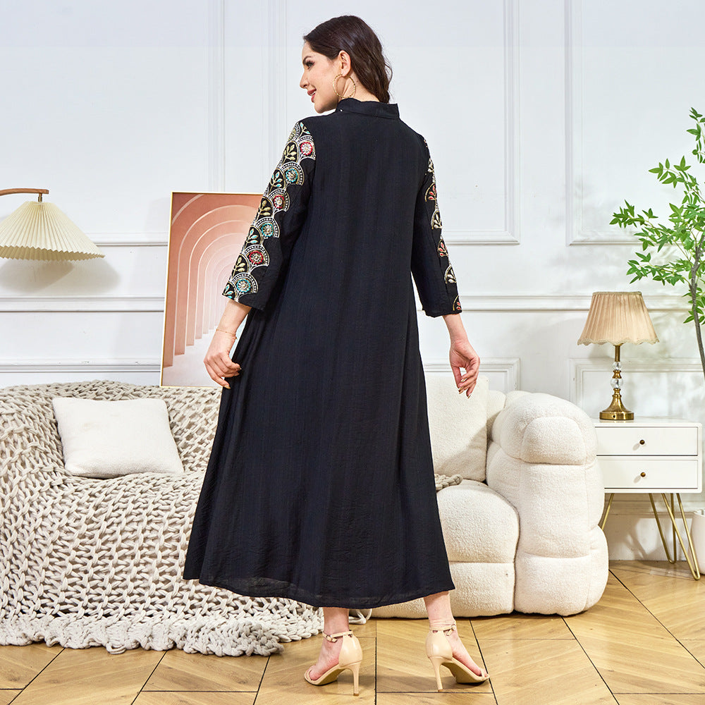 Beaded Women's Muslim Dress