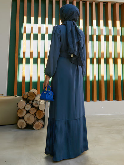 Women's Pinned Bead Pleated Dress