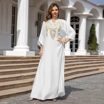 Women's Embroidered Abaya Dress