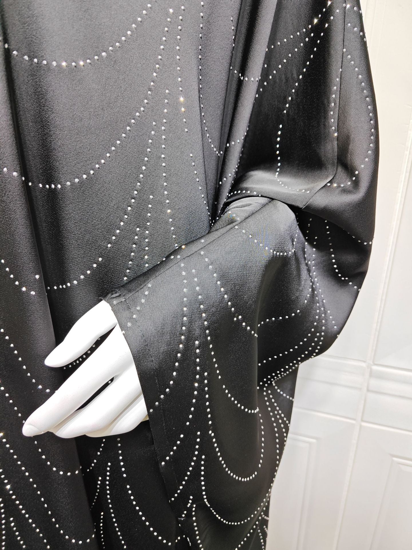 Women's Loose Hot Diamond Abaya Dress