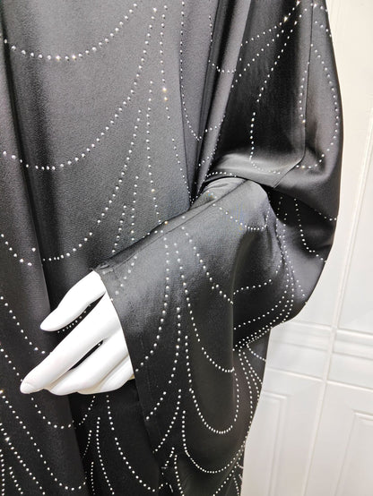 Women's Loose Hot Diamond Abaya Dress