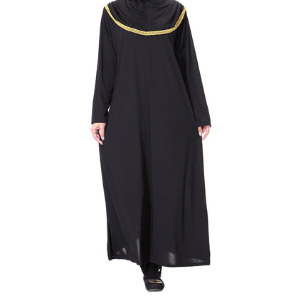Women's Long-sleeved Hooded Gown Dress