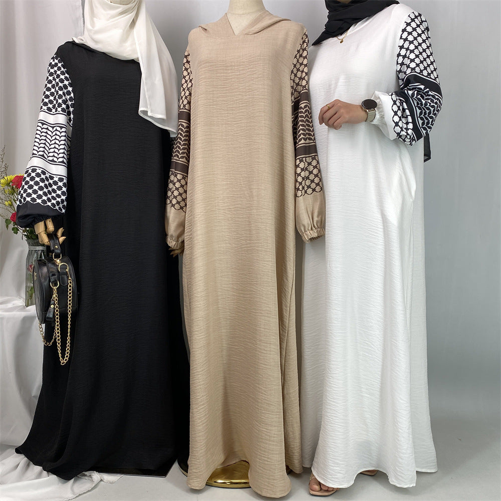 Fashionable Muslim Women's Hat Dress