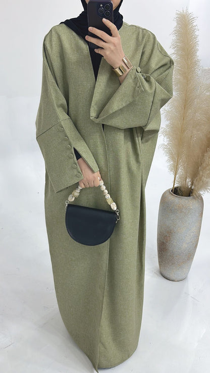 Loose Plus Size Cardigan Robe Dress