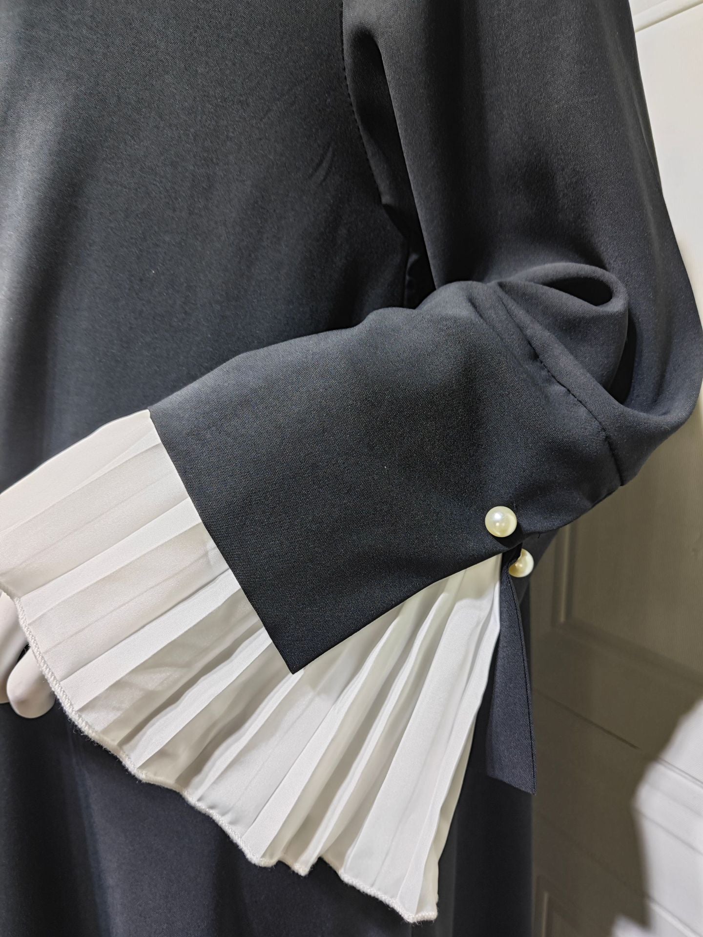 Women's Casual Sleeve Split Pleated Jacket Robe