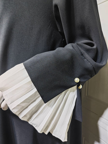 Women's Casual Sleeve Split Pleated Jacket Robe