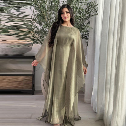 Round Neck Long Sleeve Dress
