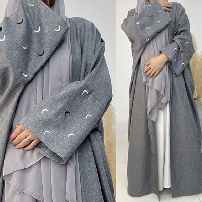 Women's Elegant Cardigan Robe Dress