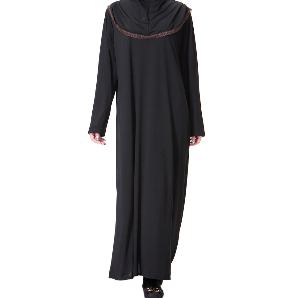 Women's Long-sleeved Hooded Gown Dress