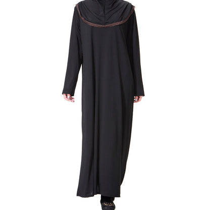 Women's Long-sleeved Hooded Gown Dress