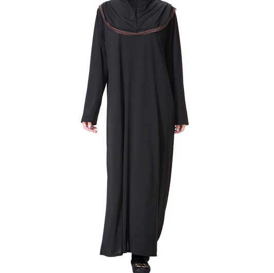 Women's Long-sleeved Hooded Gown Dress
