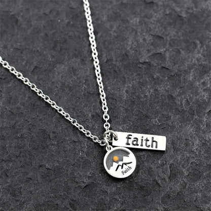 Simple Faith Round Mustard Seed Stainless Steel Necklace