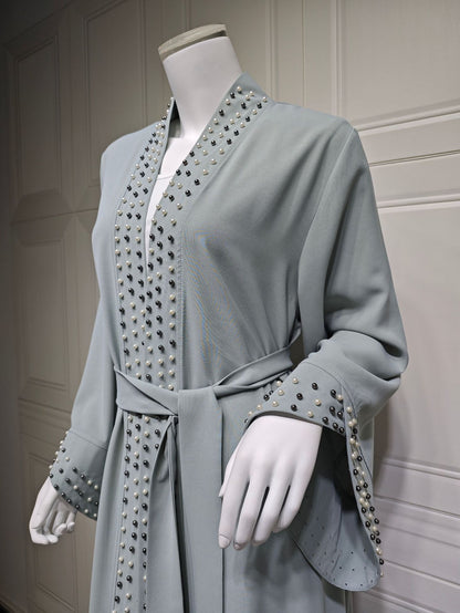 Women's Bubble Lace-up Robe Cardigan