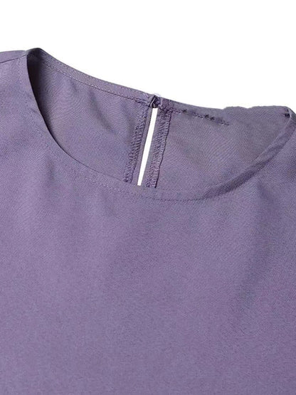Women's Casual Solid Color Abaya Dress