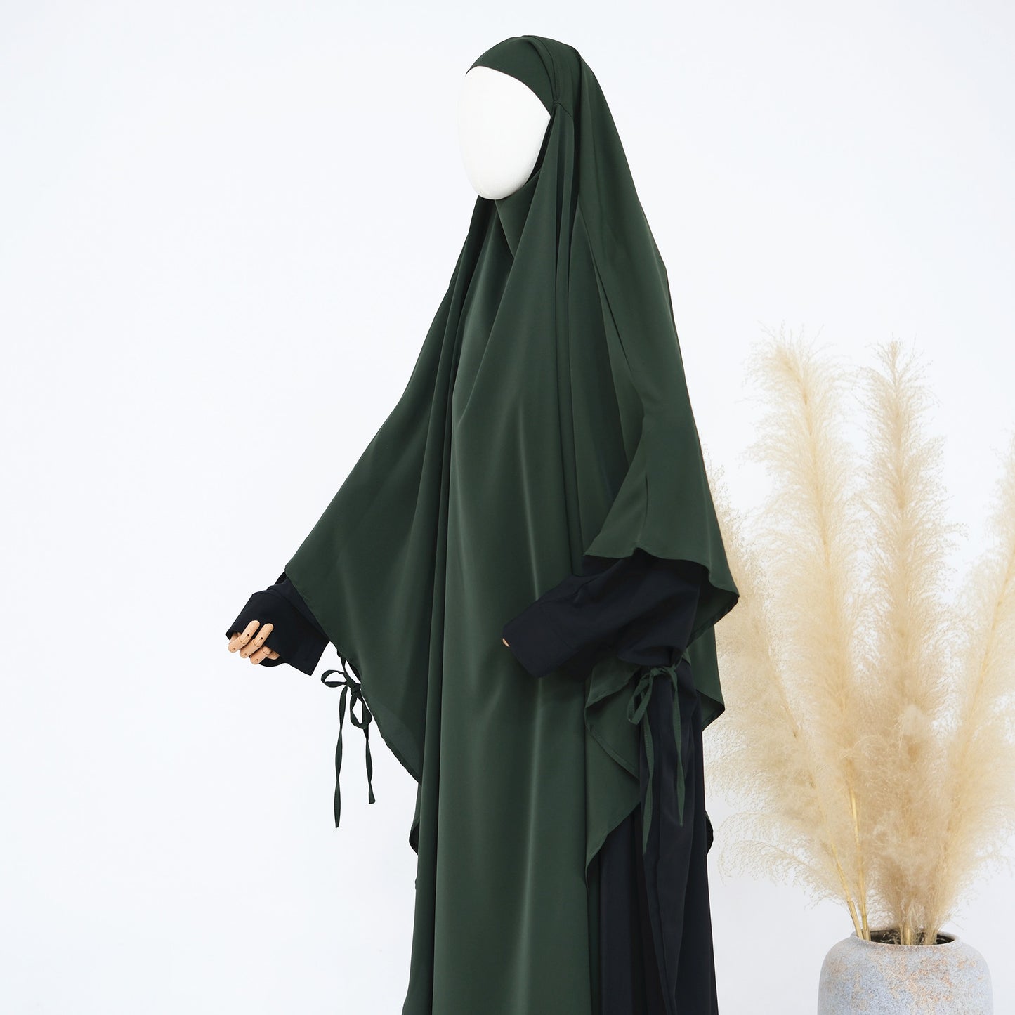 Women's Solid Color Nida Swing Hijab