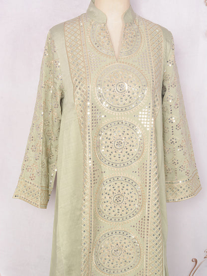 Women's V-neck Ethnic Dress