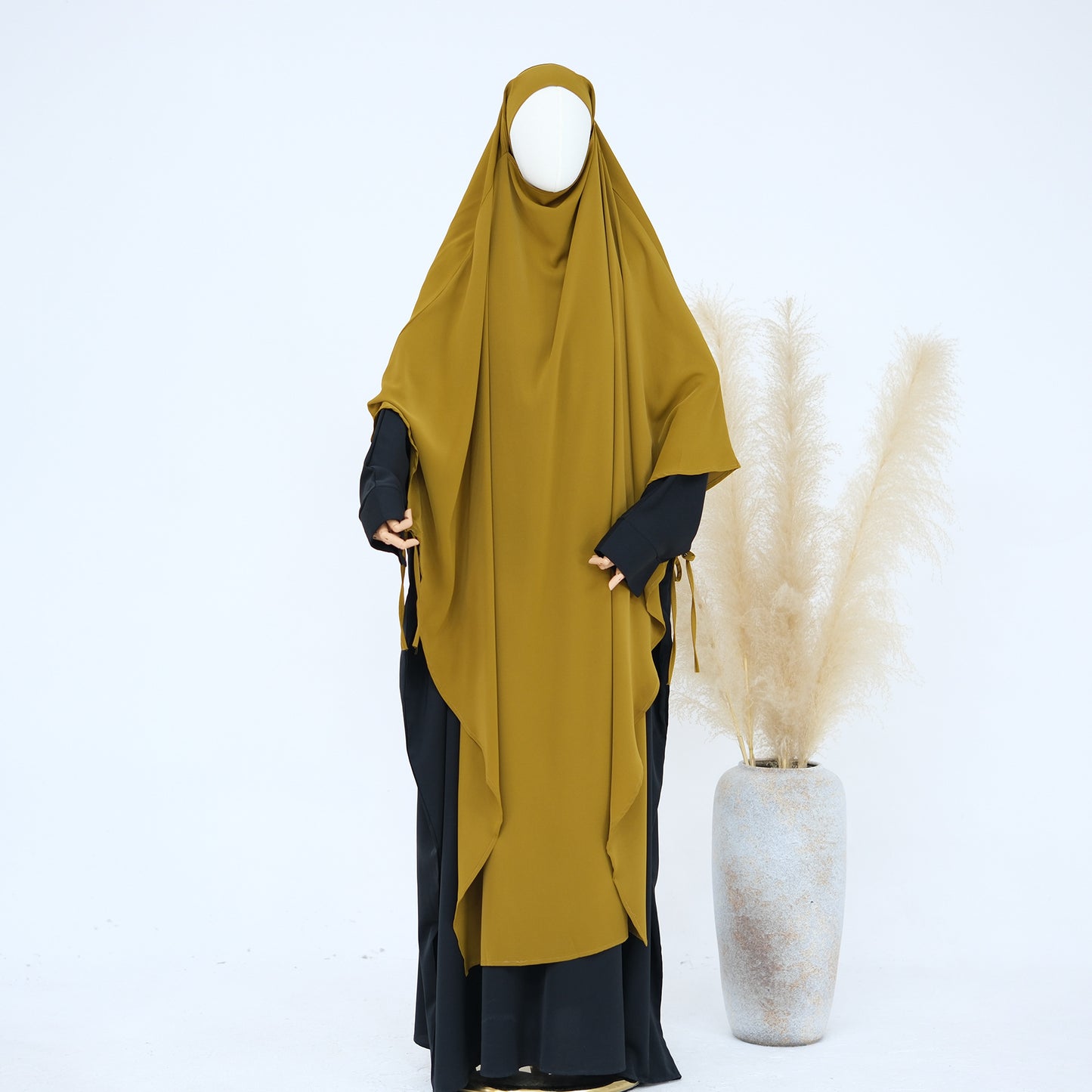 Women's Solid Color Nida Swing Hijab