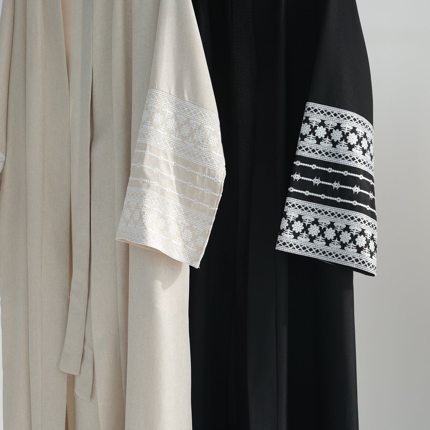 Women's Embroidered Elegant Cardigan Robe