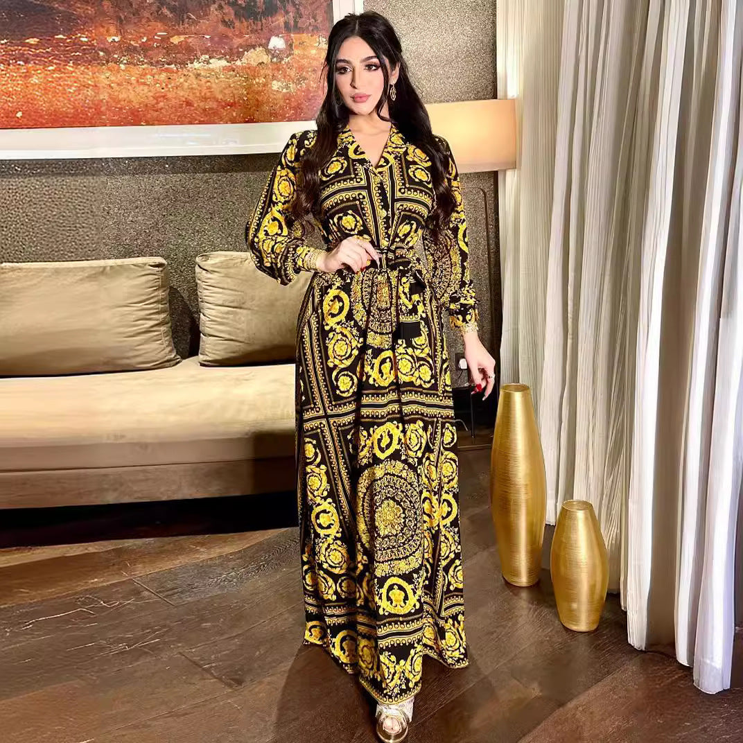 Women's Shirts and Long-sleeved Oversized Dress
