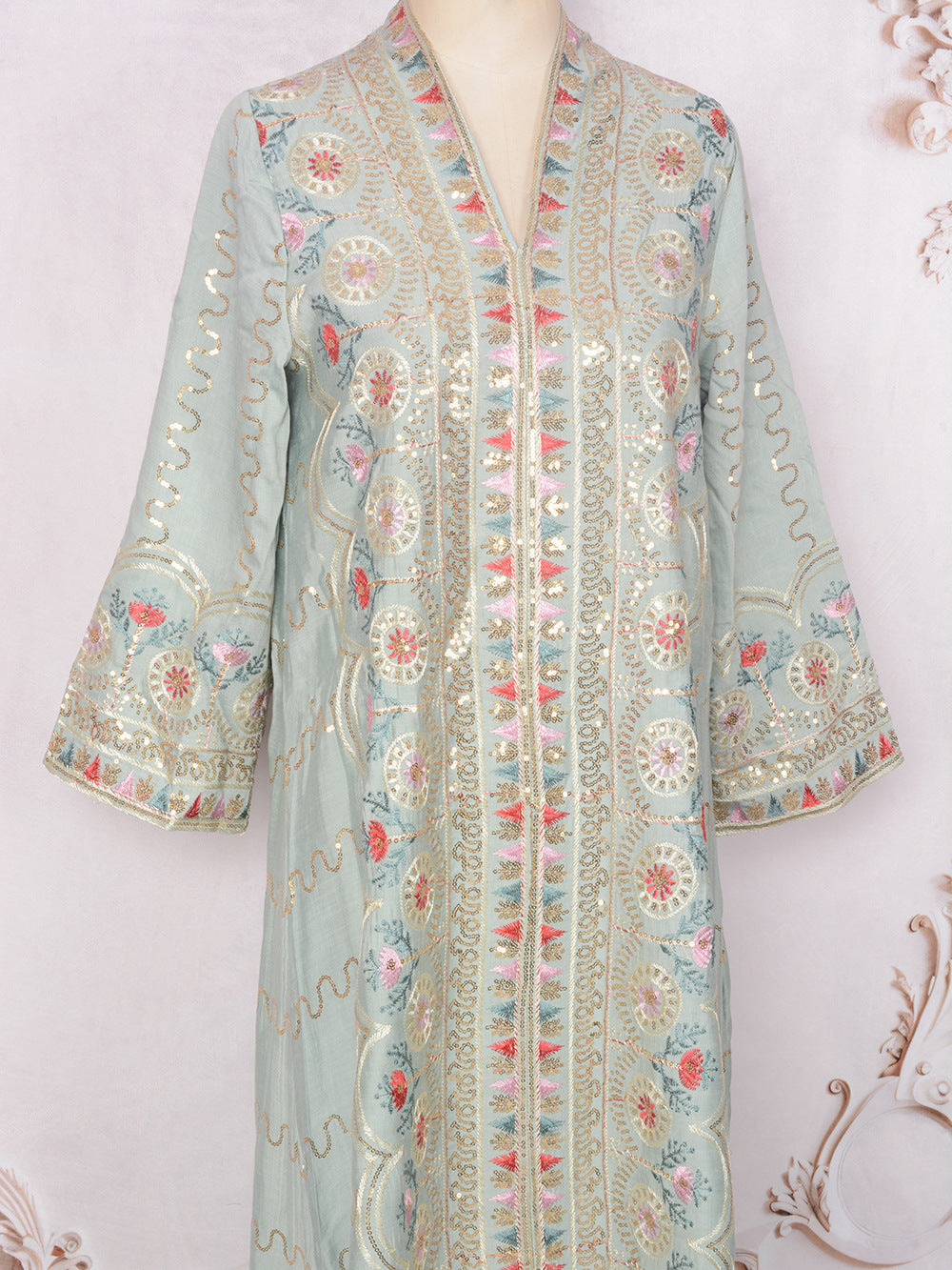 Women's V-neck Loose Evening Dress