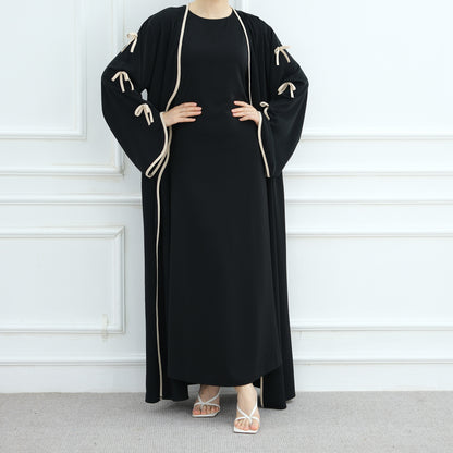 Butterfly Knot Robe with Inner Dress