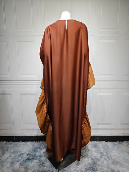 Women's Waist-cinching Satin Dress