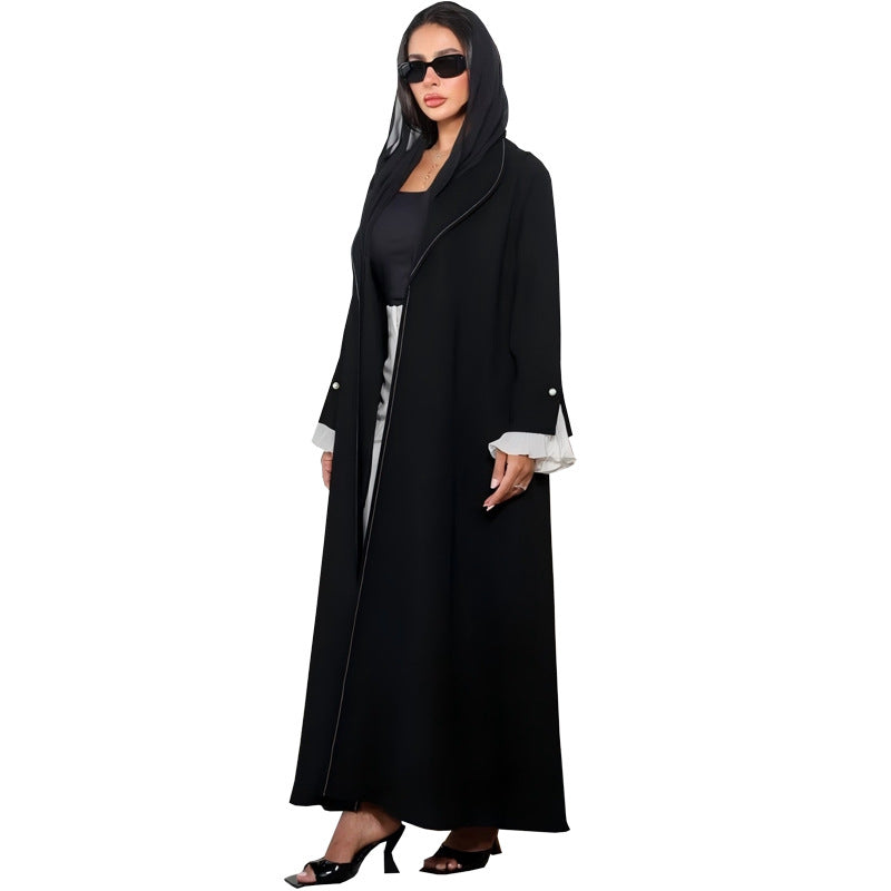 Women's Casual Sleeve Split Pleated Jacket Robe