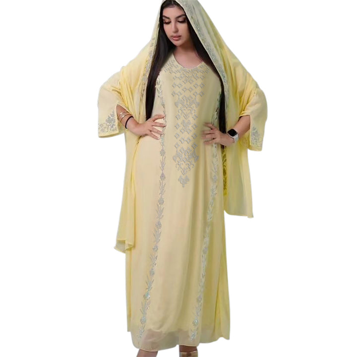 Zeya Cape with Cia Full Sleeves Jalabiya (Set of 2) main image 1